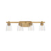 Maxim 21384 Cubos 4-lt 31" Bath Vanity-Natural Aged Brass