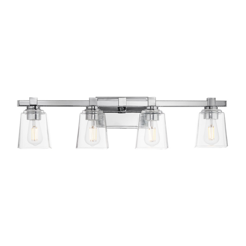 Maxim 21384 Cubos 4-lt 31" Bath Vanity - Polished Chrome