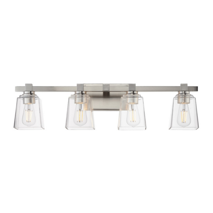 Maxim 21384 Cubos 4-lt 31" Bath Vanity - Satin Nickel