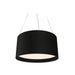 Accord 214 Cylindrical 2-lt 16" LED Pendant - Charcoal