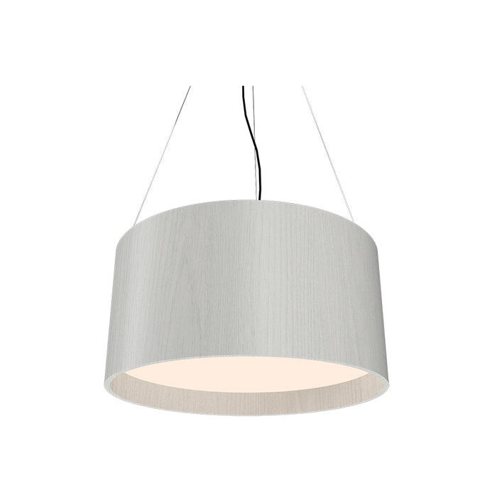 Accord 214 Cylindrical 2-lt 16" LED Pendant - ​​Organic White