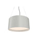 Accord 214 Cylindrical 2-lt 16" LED Pendant - ​​Organic White