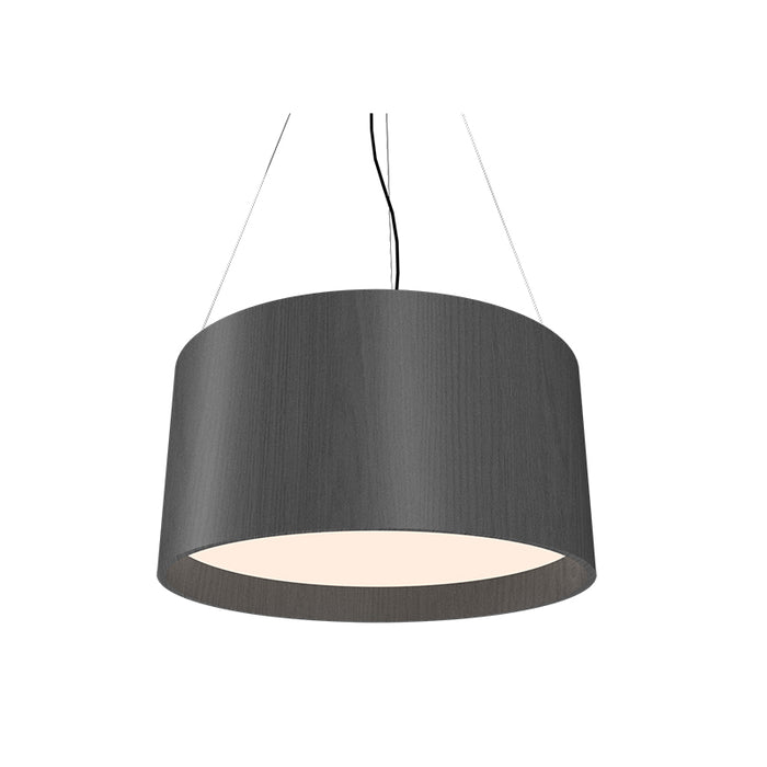 Accord 214 Cylindrical 2-lt 16" LED Pendant - Organic Lead Grey