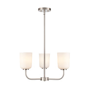 Millennium 214003 Laphia 3-lt 21" Chandelier - Brushed Nickel