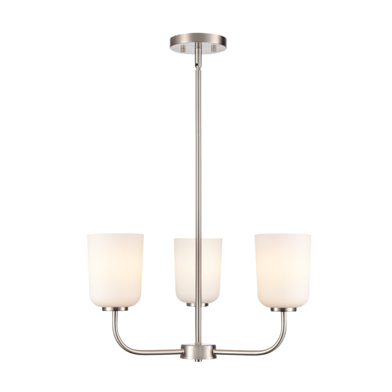 Millennium 214003 Laphia 3-lt 21" Chandelier - Brushed Nickel