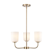 Millennium 214003 Laphia 3-lt 21" Chandelier - Modern Gold