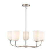 Millennium 214005 Laphia 5-lt 27" Chandelier - Brushed Nickel
