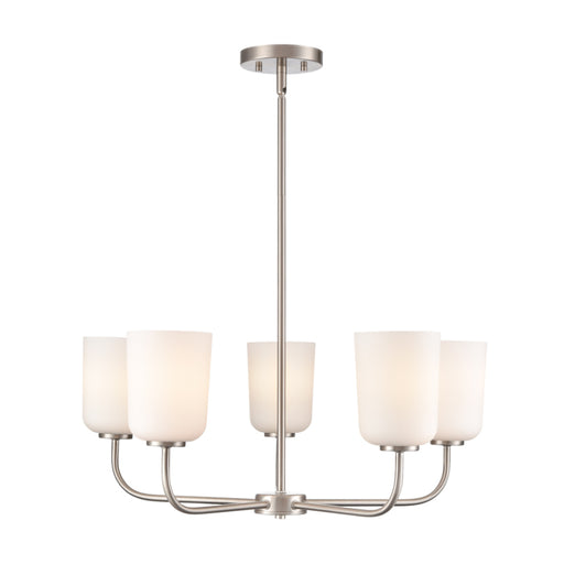 Millennium 214005 Laphia 5-lt 27" Chandelier - Brushed Nickel