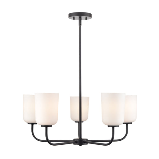 Millennium 214005 Laphia 5-lt 27" Chandelier - Matte Black