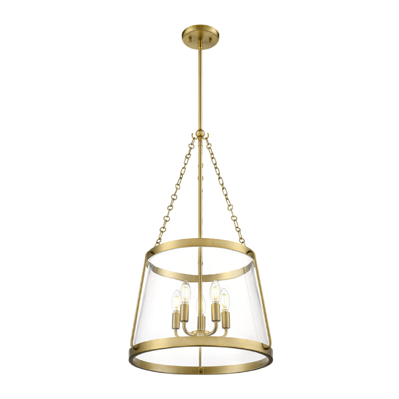 Millennium 21405 Adabella 5-lt 18" Pendant - Vintage Brass