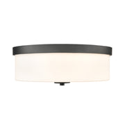 Millennium 214102 Laphia 2-lt 13" Flush Mount - Matte Black