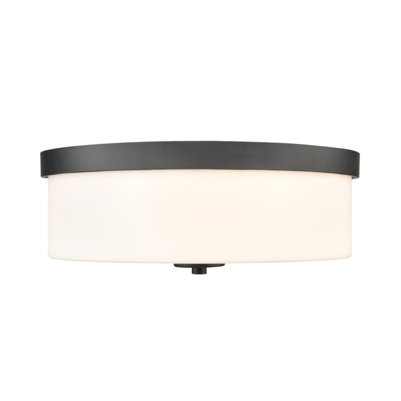 Millennium 214102 Laphia 2-lt 13" Flush Mount - Matte Black