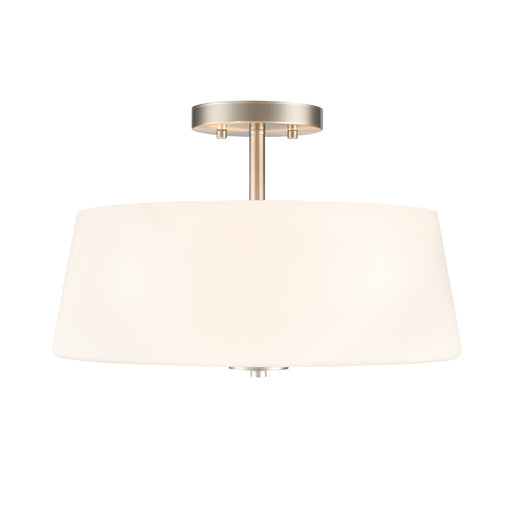 Millennium 214103 Laphia 3-lt 16" Semi-Flush Mount - Brushed Nickel