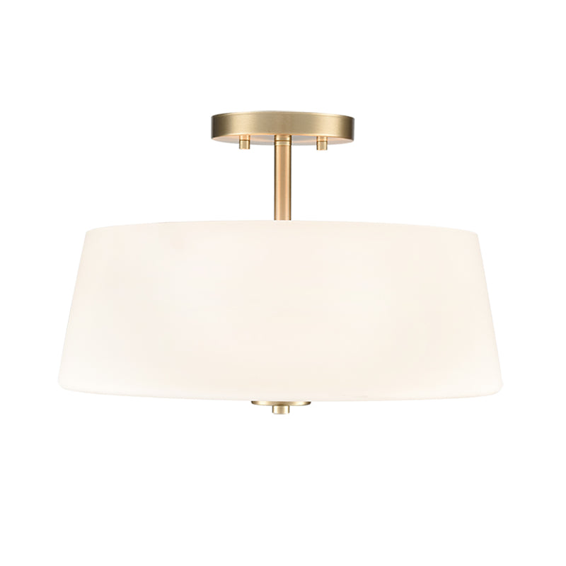 Millennium 214103 Laphia 3-lt 16" Semi-Flush Mount - Modern Gold