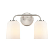 Millennium 214202 Laphia 2-lt 14" Vanity Light - Brushed Nickel