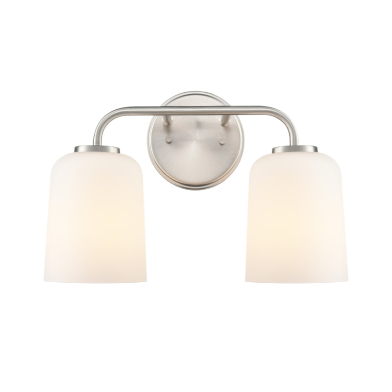 Millennium 214202 Laphia 2-lt 14" Vanity Light - Brushed Nickel