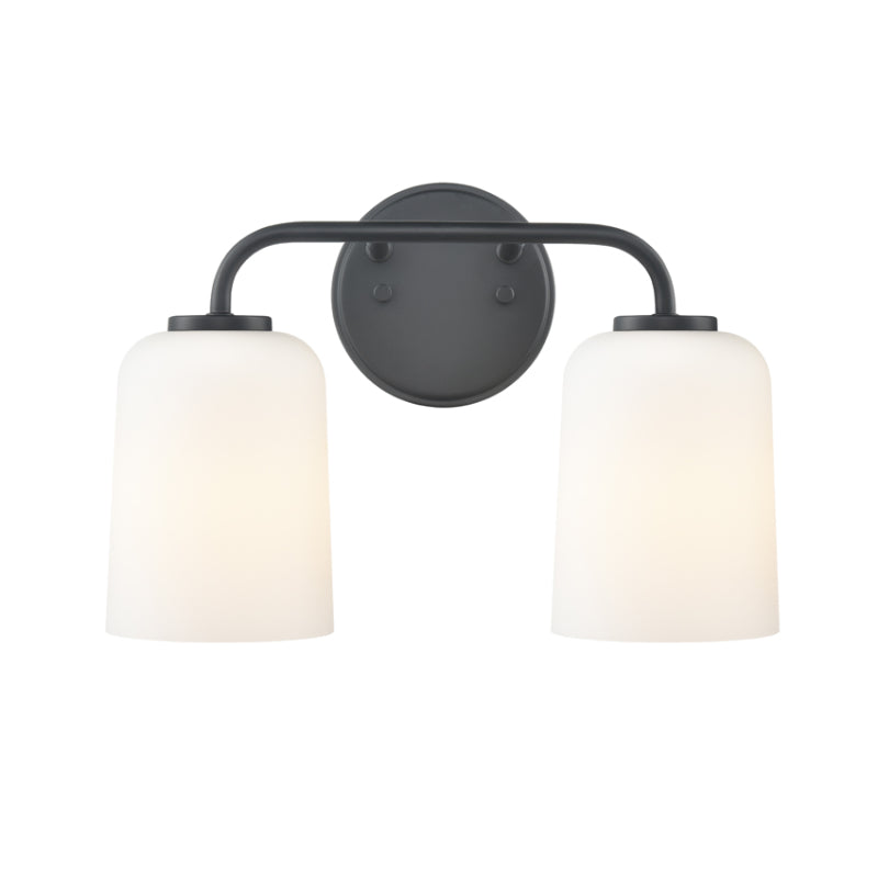 Millennium 214202 Laphia 2-lt 14" Vanity Light - Matte Black