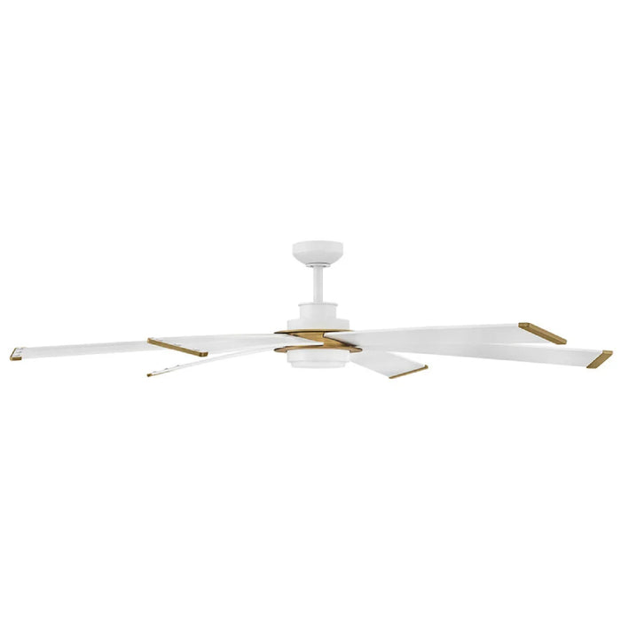 Hinkley 906964 Andros 64" Indoor/Outdoor Smart Ceiling Fan with LED Light Kit - Matte White
