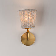Maxim 21481 Baja 1-lt 12" Tall Wall Sconce - Natural Aged Brass