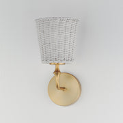 Maxim 21481 Baja 1-lt 12" Tall Wall Sconce - Natural Aged Brass