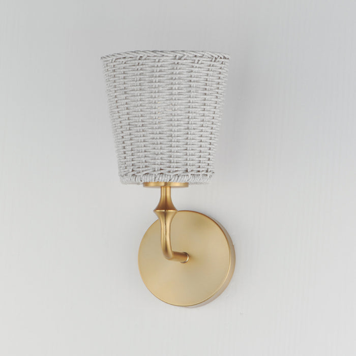 Maxim 21481 Baja 1-lt 12" Tall Wall Sconce - Natural Aged Brass