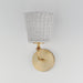 Maxim 21481 Baja 1-lt 12" Tall Wall Sconce - Natural Aged Brass