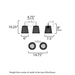 Maxim 21482 Baja 2-lt 15" Wall Sconce