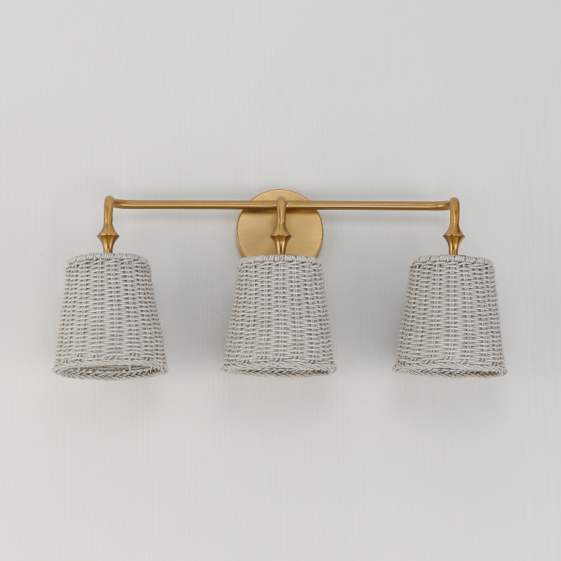 Maxim 21483 Baja 3-lt 24" Vanity - Natural Aged Brass