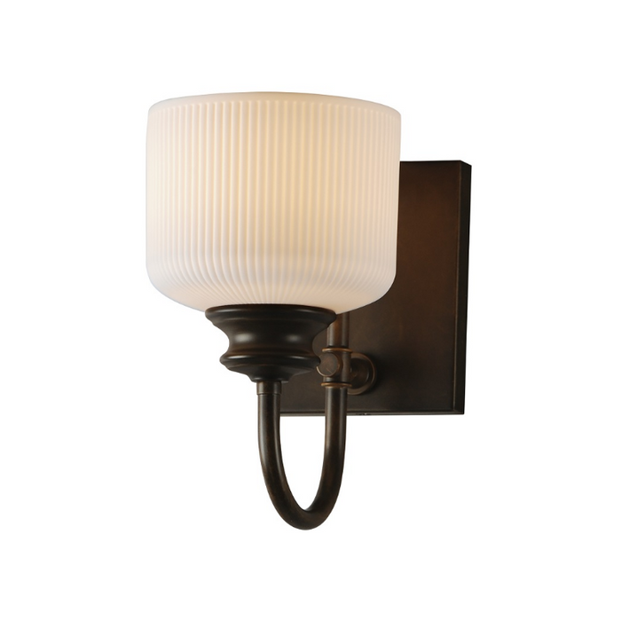 Maxim 21491 Bisque 1-lt 10" Tall Wall Sconce - Oil Rubbed Bronze