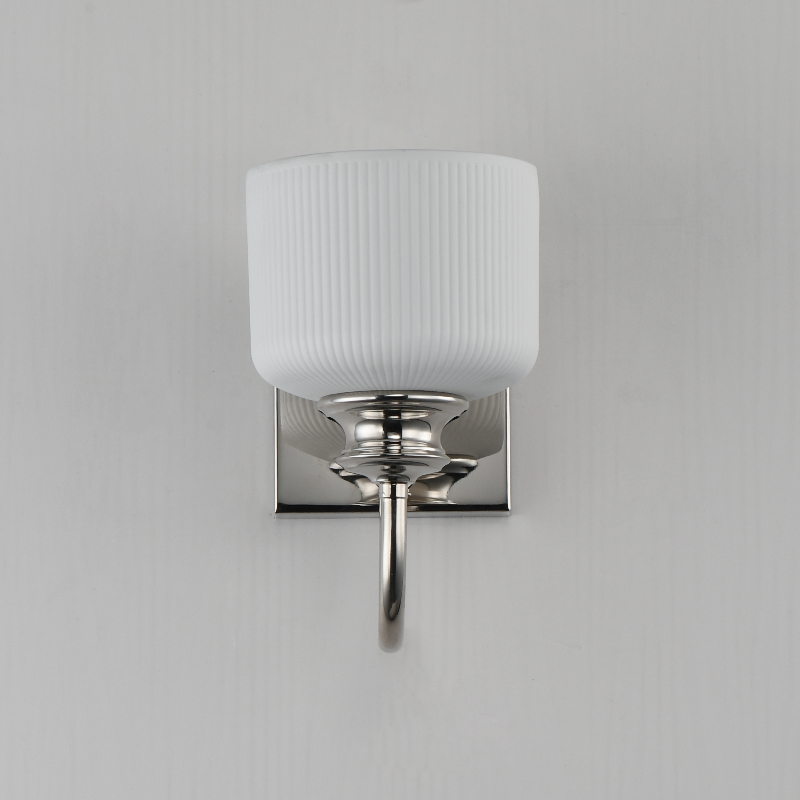 Maxim 21491 Bisque 1-lt 10" Tall Wall Sconce - Polished Nickel