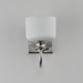 Maxim 21491 Bisque 1-lt 10" Tall Wall Sconce - Polished Nickel
