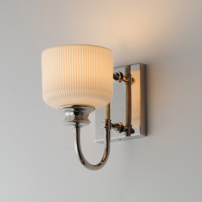 Maxim 21491 Bisque 1-lt 10" Tall Wall Sconce - Polished Nickel