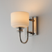 Maxim 21491 Bisque 1-lt 10" Tall Wall Sconce - Polished Nickel