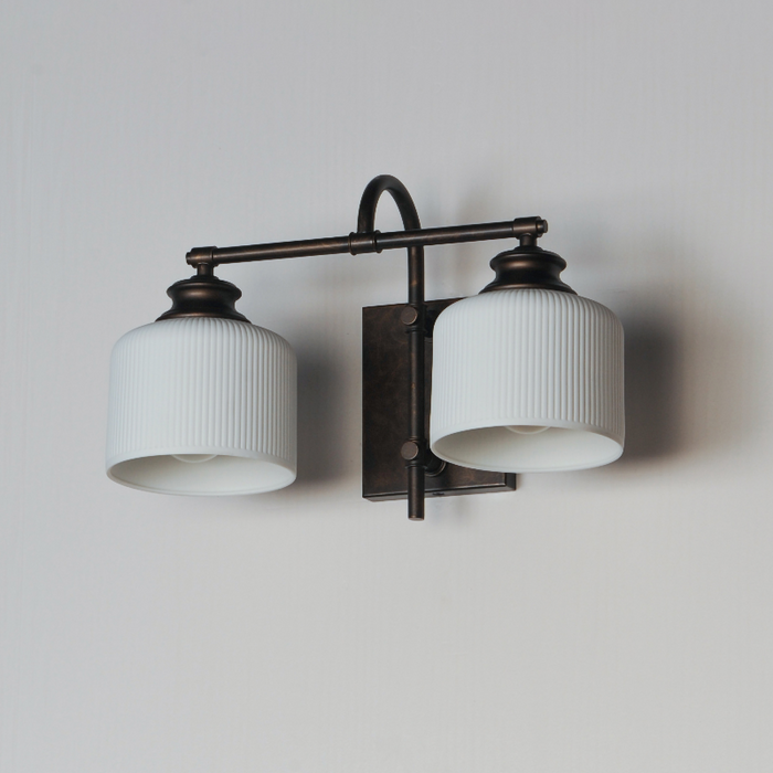 Maxim 21492 Bisque 2-lt 16" Wall Sconce - Oil Rubbed Bronze