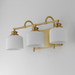 Maxim 21493 Bisque 3-lt 24" Vanity - Natural Aged Brass