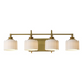 Maxim 21494 Bisque 4-lt 32" Vanity - Natural Aged Brass