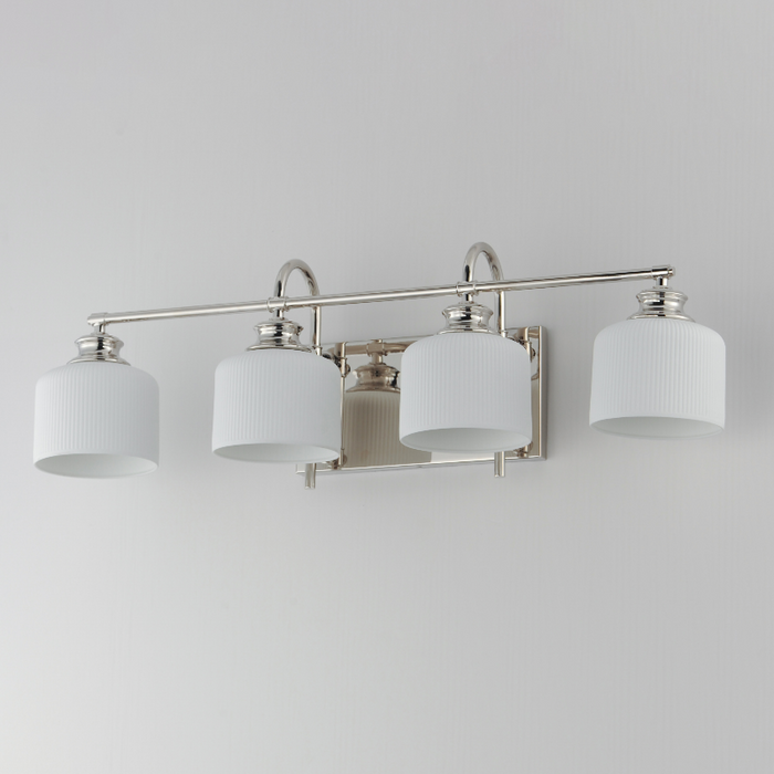 Maxim 21494 Bisque 4-lt 32" Vanity - Polished Nickel