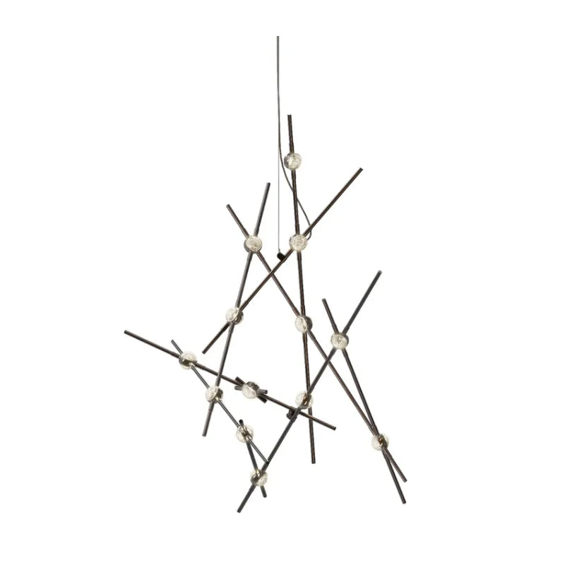 Sonneman 2151 Constellation Aquila 13-lt 26" LED Chandelier - Espresso Black