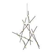 Sonneman 2151 Constellation Aquila 13-lt 26" LED Chandelier - Espresso Black