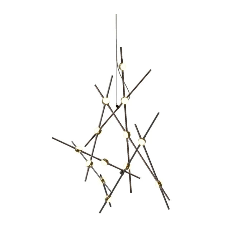 Sonneman 2151 Constellation Aquila 13-lt 26" LED Chandelier - Espresso Black