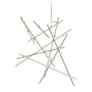 Sonneman 2152 Constellation Aquila 20-lt 37" LED Major Chandelier - Satin Brass/Clear