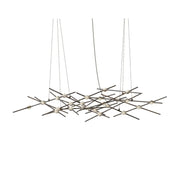 Sonneman 2155 Constellation Ursa 25-lt 55" LED Minor Chandelier - Espresso Black/Clear