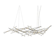Sonneman 2158 Constellation Ursa 44-lt 92" LED Major Chandelier Espresso Black White Optical 3000K
