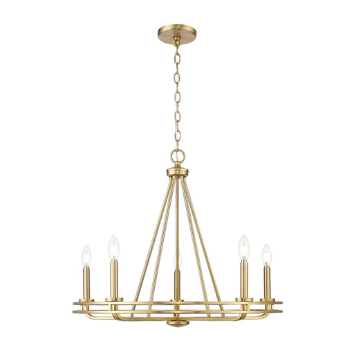 Millennium 21605 Jody 5-lt 27" Chandelier - Vintage Brass