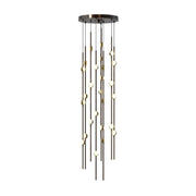 Sonneman 2162-S Constellation Andromeda Short 26-lt 12" LED Pendant Espresso Black/White 2200K