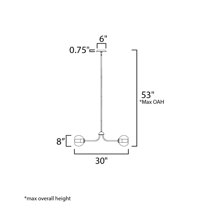 Maxim 21635 Knox 5-lt 30" Chandelier