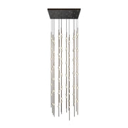 Sonneman 2165 Constellation Andromeda 96-lt 24" LED Pendant Espresso Black  Clear Faceted 2200K
