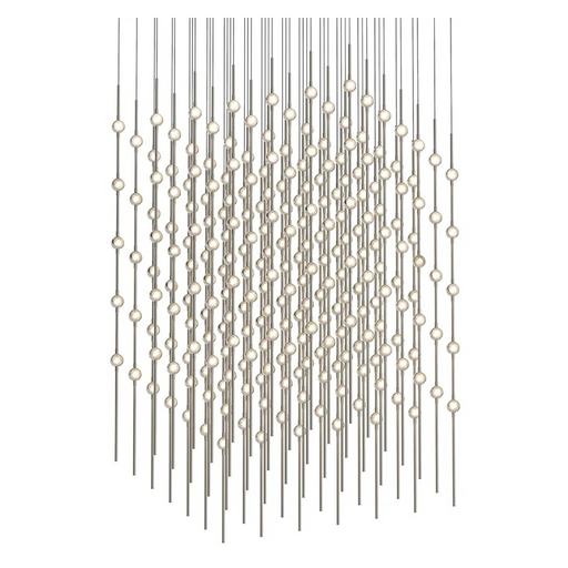 Sonneman 2169 Constellation Cosmic Cube 245-lt 30" LED Chandelier - Satin Nickel