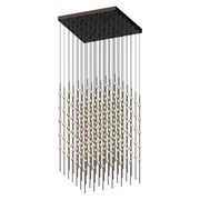 Sonneman 2169 Constellation Cosmic Cube 245-lt 30" LED Chandelier - Espresso Black