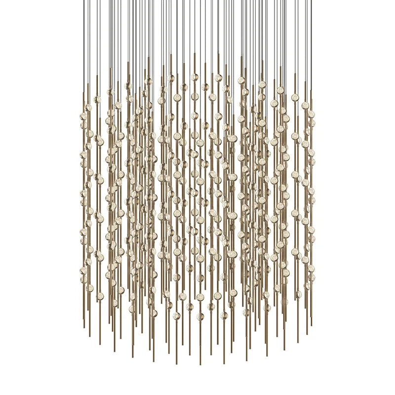 Sonneman 2172 Constellation 390-lt 48" LED Pendant - Satin Brass